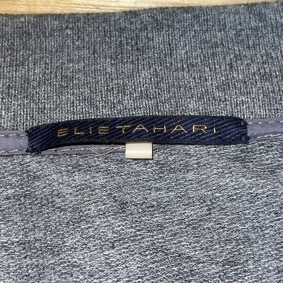 Elie Tahari Gray Full Zip Shell Cotton Jacket Men Size L - Picture 3 of 10